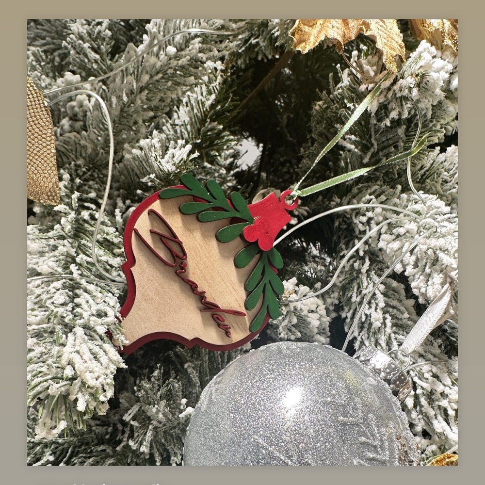 Personalize Christmas ornaments